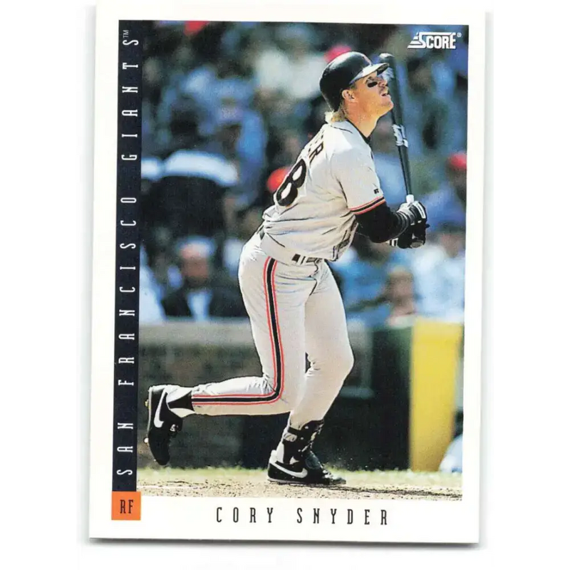 1993 Score #574 Cory Snyder NM-MT San Francisco Giants Baseball Card - Baseball Card Single
