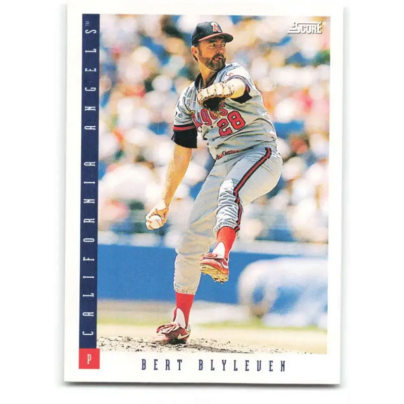 1993 Score #577 Bert Blyleven UER NM-MT California Angels Baseball Card - Baseball Card Single