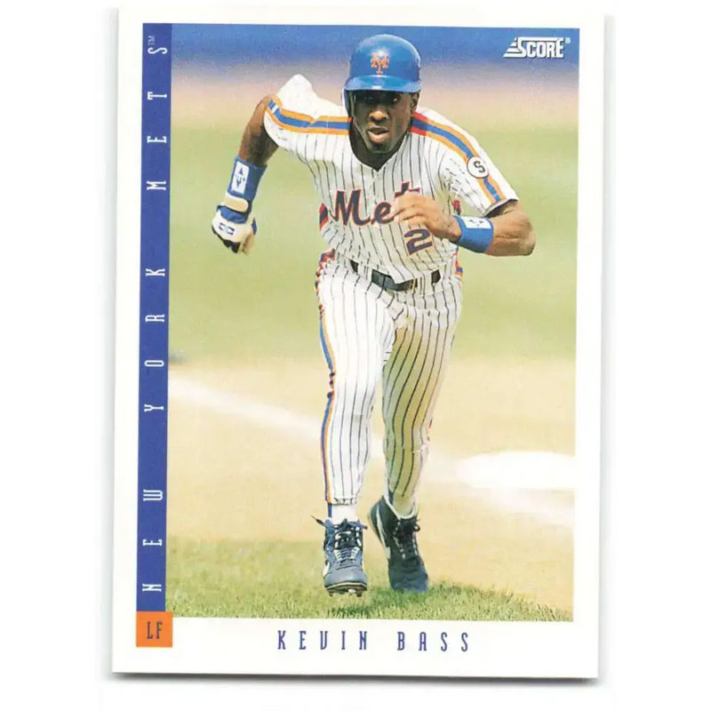 1993 Score #578 Kevin Bass NM-MT New York Mets Baseball Card - Baseball Card Single