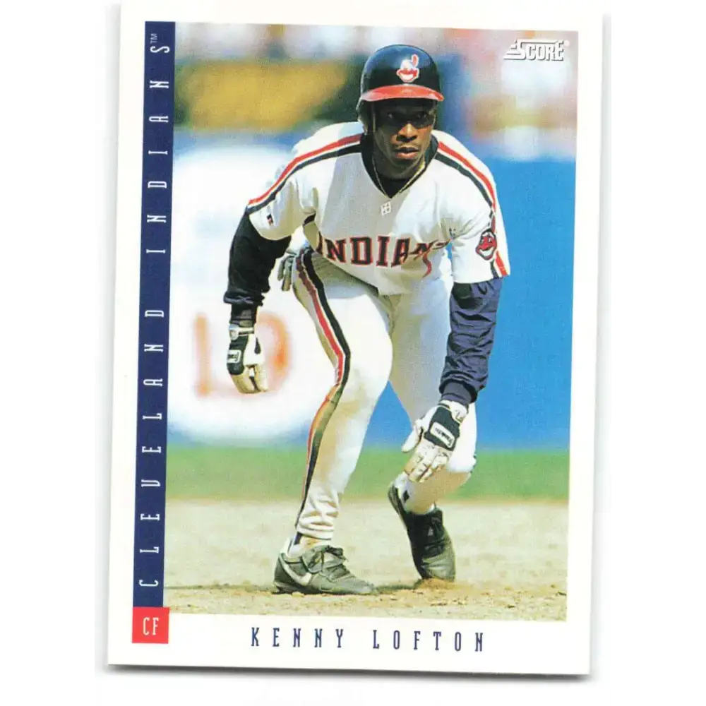 1993 Score #58 Kenny Lofton NM-MT Cleveland Indians Baseball Card - Baseball Card Single