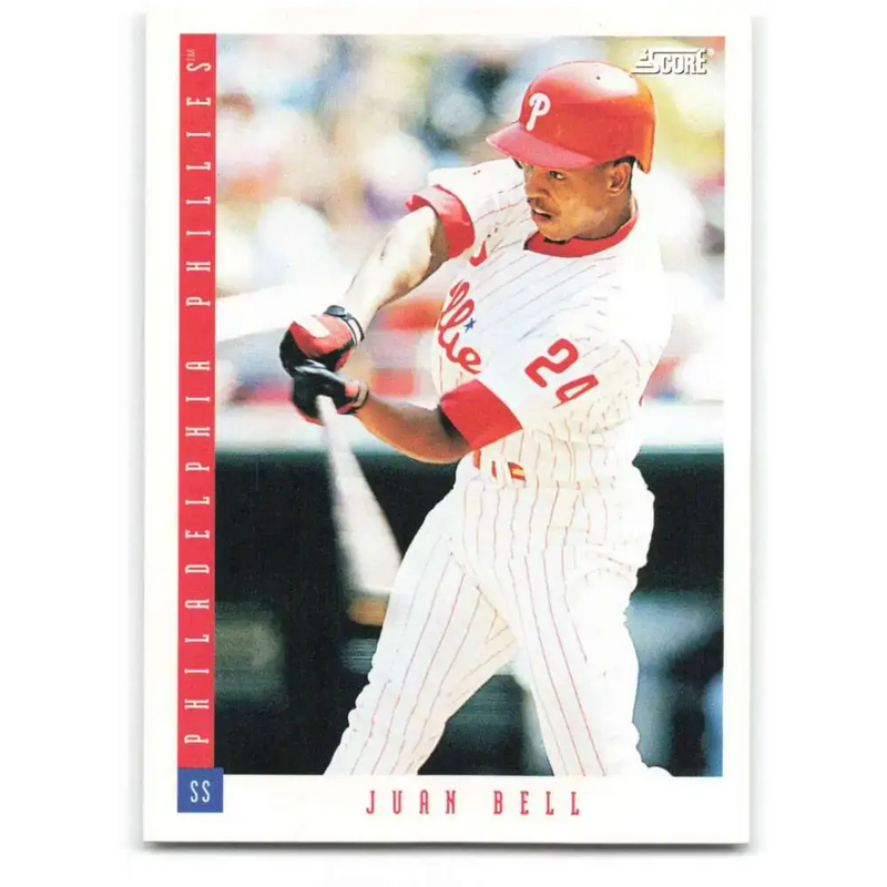 1993 Score #588 Juan Bell NM-MT Philadelphia Phillies Baseball Card - Baseball Card Single