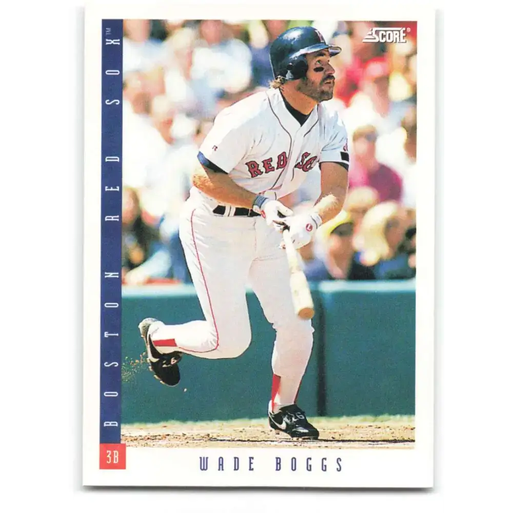 1993 Score #592 Wade Boggs NM-MT Boston Red Sox Baseball Card - Baseball Card Single