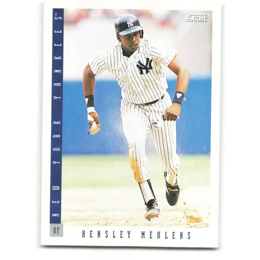 1993 Score #595 Hensley Meulens NM-MT New York Yankees Baseball Card - Baseball Card Single