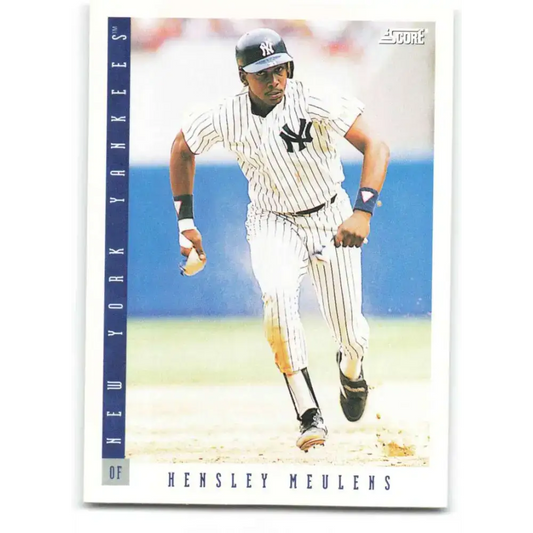 1993 Score #595 Hensley Meulens NM-MT New York Yankees Baseball Card - Baseball Card Single