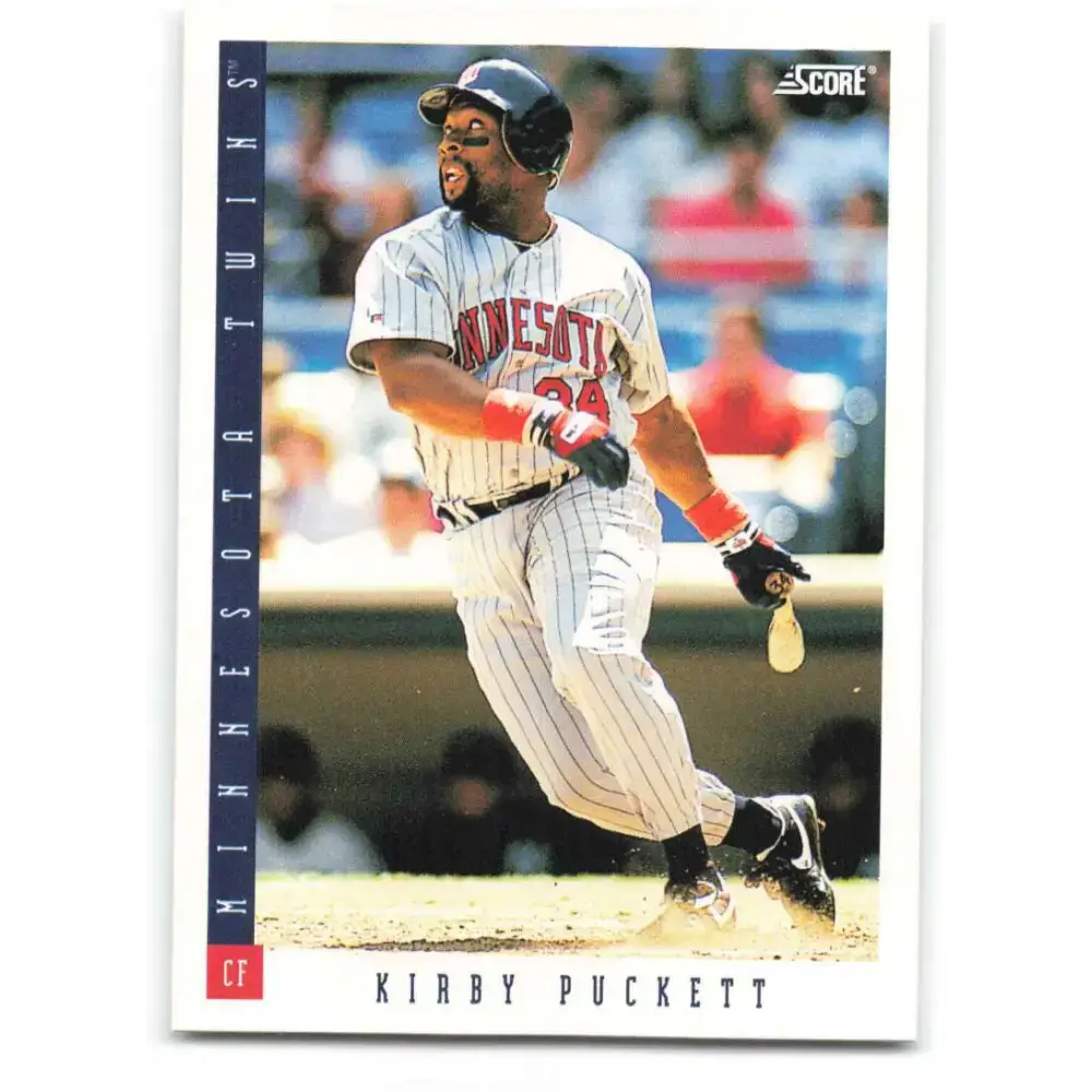 1993 Score #606 Kirby Puckett NM-MT Minnesota Twins Baseball Card - Baseball Card Single