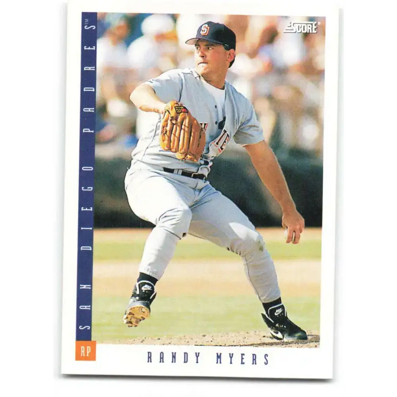 1993 Score #607 Randy Myers NM-MT San Diego Padres Baseball Card - Baseball Card Single