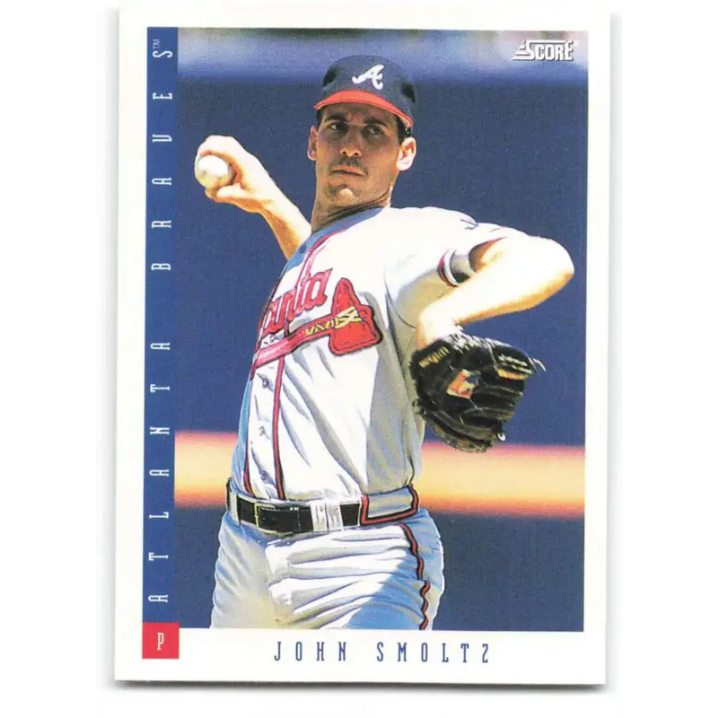 1993 Score #61 John Smoltz NM-MT Atlanta Braves Baseball Card - Baseball Card Single