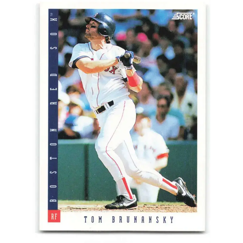 1993 Score #612 Tom Brunansky NM-MT Boston Red Sox Baseball Card - Baseball Card Single