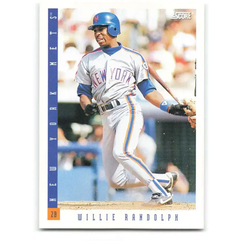 1993 Score #613 Willie Randolph NM-MT New York Mets Baseball Card - Baseball Card Single