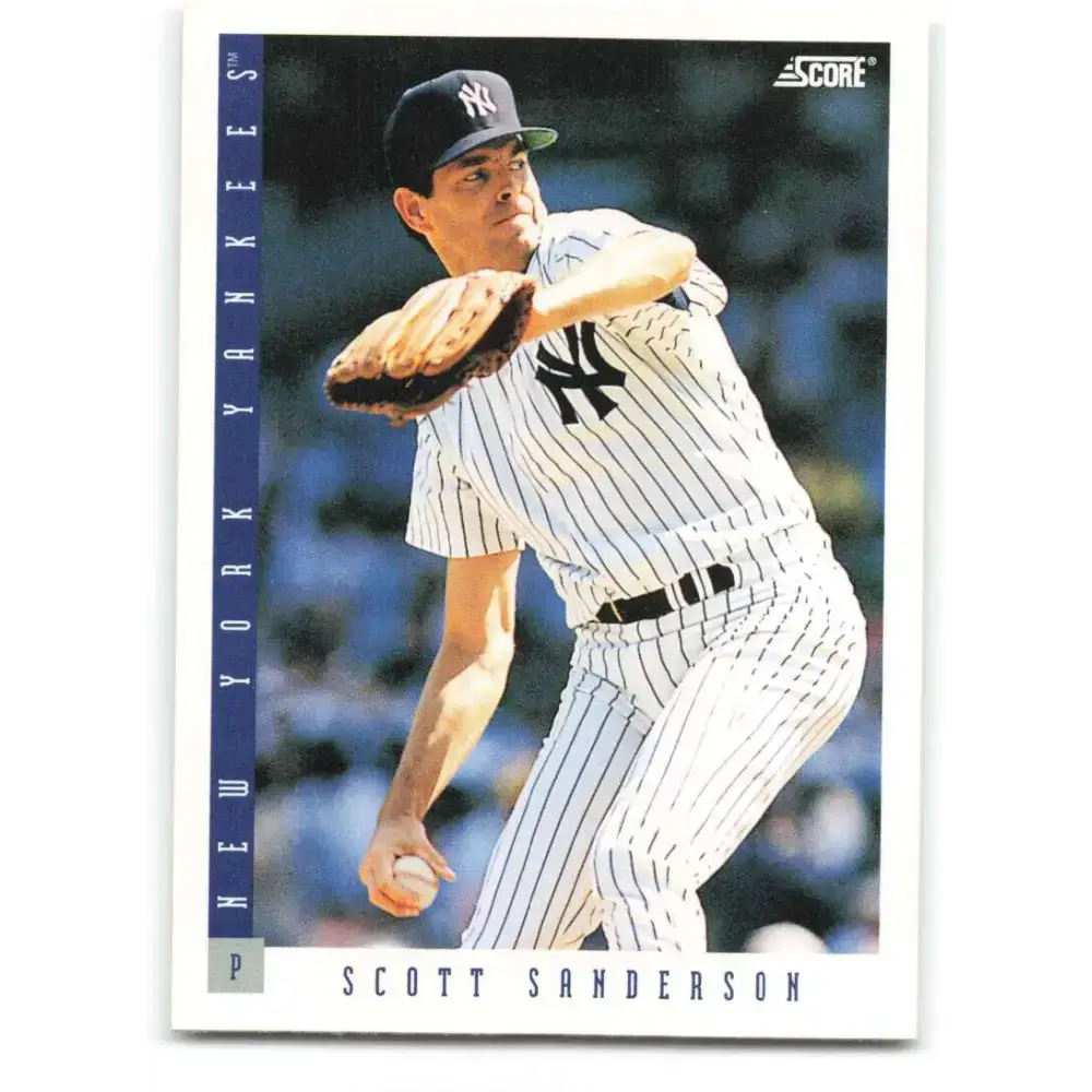 1993 Score #618 Scott Sanderson NM-MT New York Yankees Baseball Card - Baseball Card Single