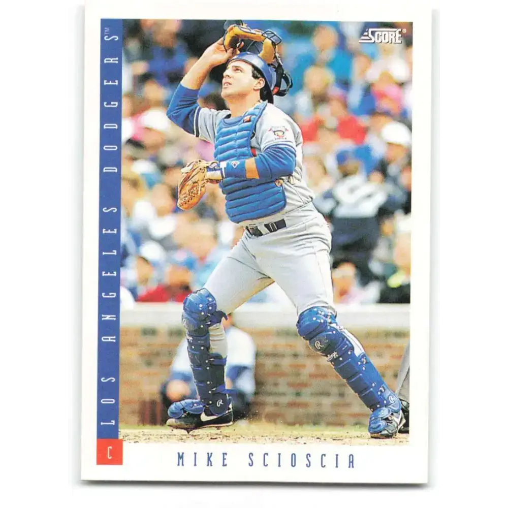 1993 Score #623 Mike Scioscia NM-MT Los Angeles Dodgers Baseball Card - Baseball Card Single