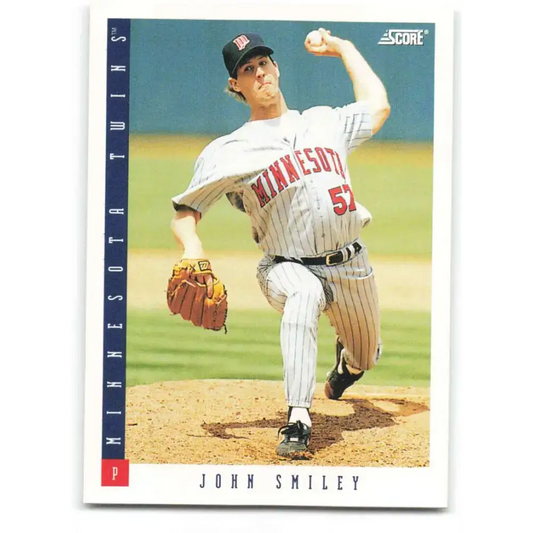 1993 Score #624 John Smiley NM-MT Minnesota Twins Baseball Card - Baseball Card Single