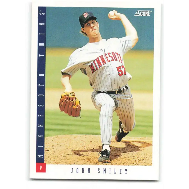 1993 Score #624 John Smiley NM-MT Minnesota Twins Baseball Card - Baseball Card Single