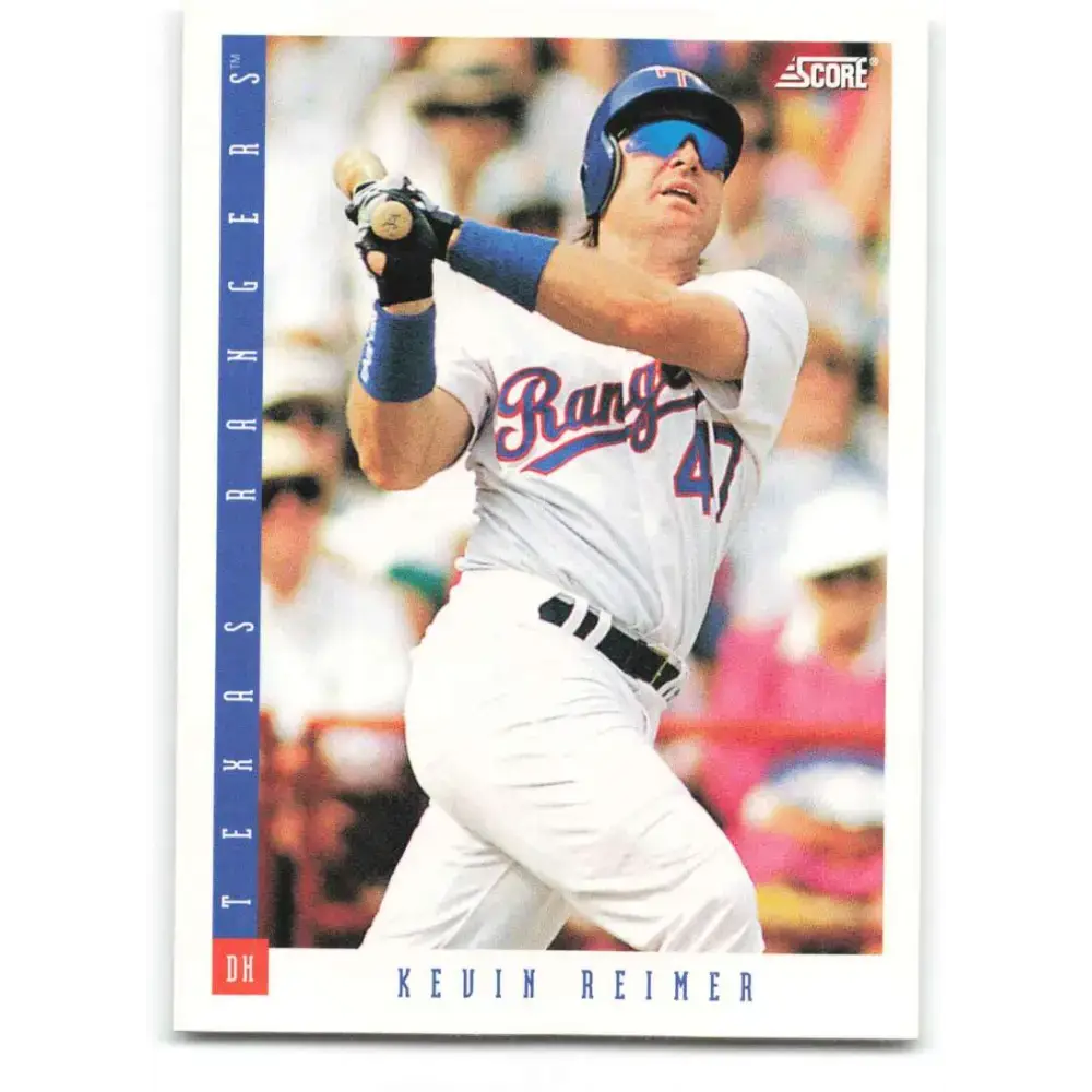 1993 Score #628 Kevin Reimer NM-MT Texas Rangers Baseball Card - Baseball Card Single