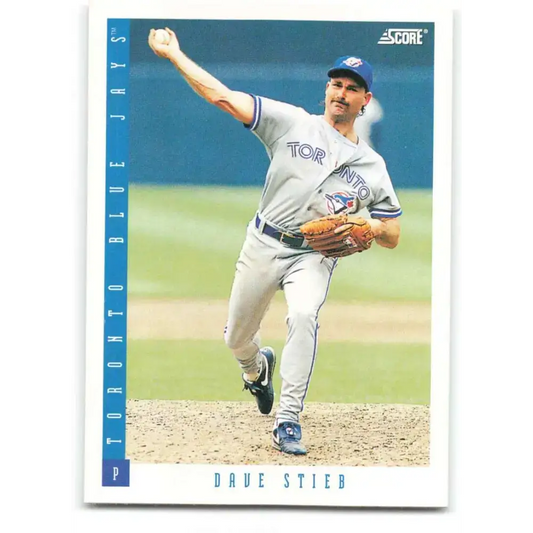 1993 Score #630 Dave Stieb NM-MT Toronto Blue Jays Baseball Card - Baseball Card Single