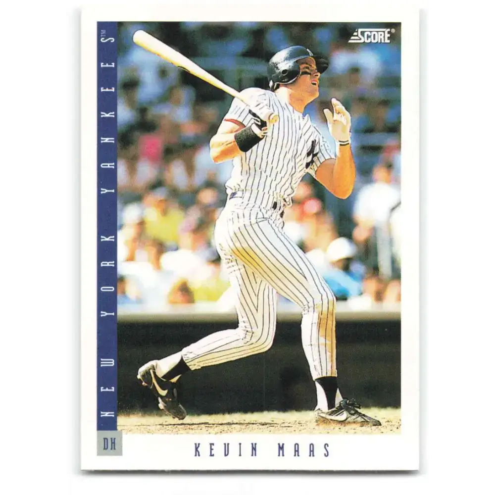 1993 Score #634 Kevin Maas NM-MT New York Yankees Baseball Card - Baseball Card Single
