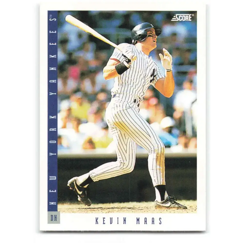 1993 Score #634 Kevin Maas NM-MT New York Yankees Baseball Card - Baseball Card Single