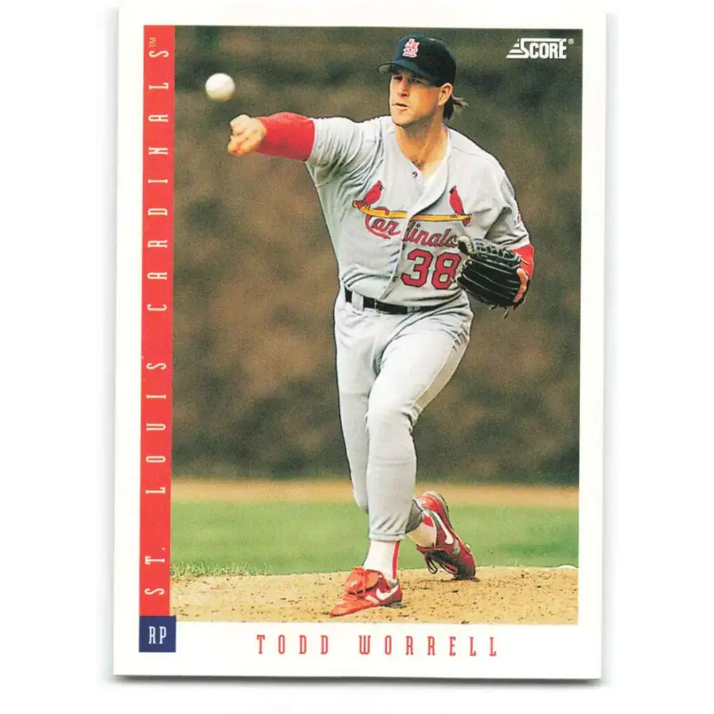 1993 Score #635 Todd Worrell NM-MT St. Louis Cardinals Baseball Card - Baseball Card Single