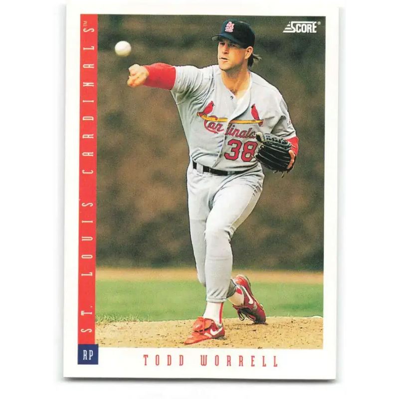 1993 Score #635 Todd Worrell NM-MT St. Louis Cardinals Baseball Card - Baseball Card Single