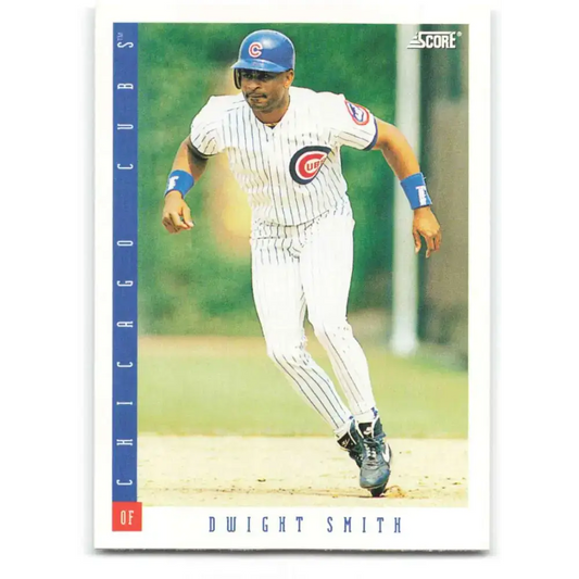1993 Score #637 Dwight Smith NM-MT Chicago Cubs Baseball Card - Baseball Card Single