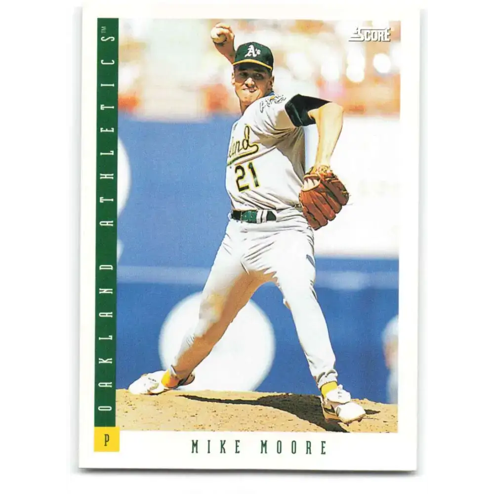 1993 Score #641 Mike Moore NM-MT Oakland Athletics Baseball Card - Baseball Card Single