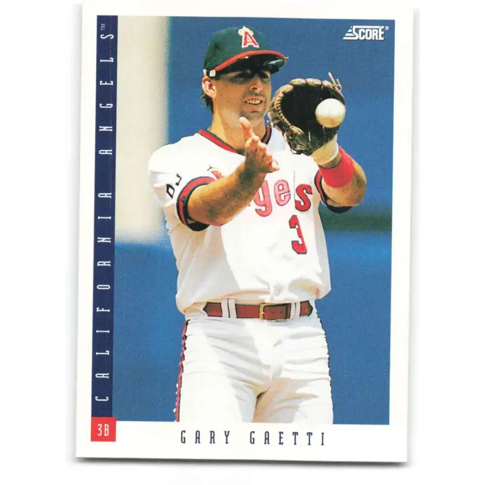 1993 Score #644 Gary Gaetti NM-MT California Angels Baseball Card - Baseball Card Single