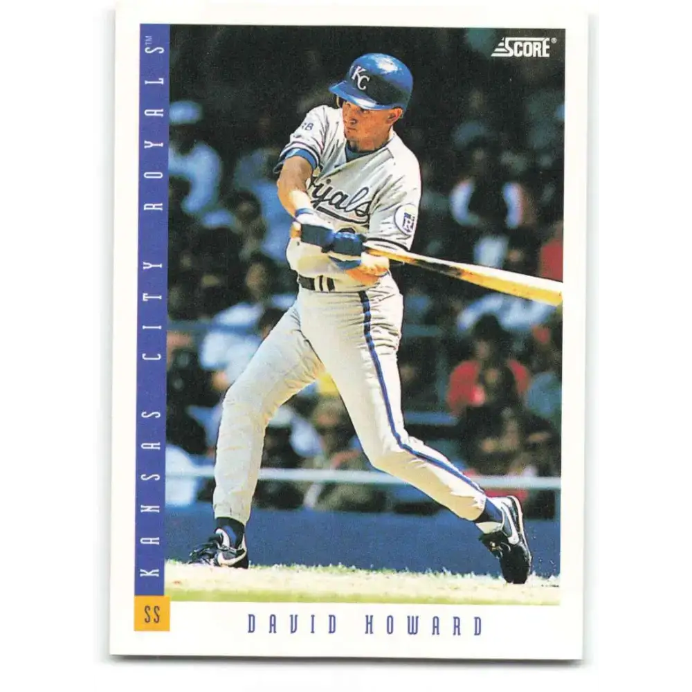 1993 Score #645 David Howard NM-MT Kansas City Royals Baseball Card - Baseball Card Single