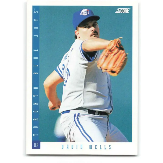 1993 Score #648 David Wells NM-MT Toronto Blue Jays Baseball Card - Baseball Card Single