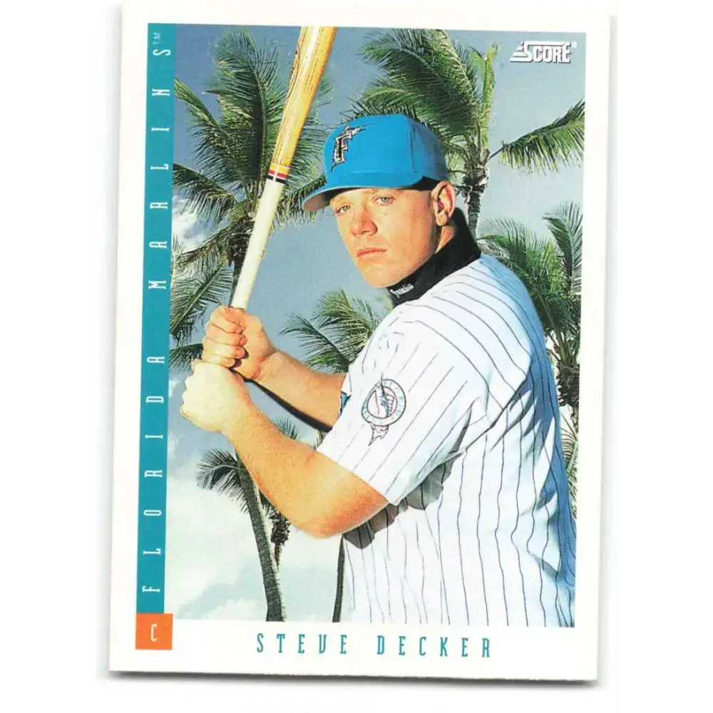 1993 Score #653 Steve Decker NM-MT Florida Marlins Baseball Card - Baseball Card Single