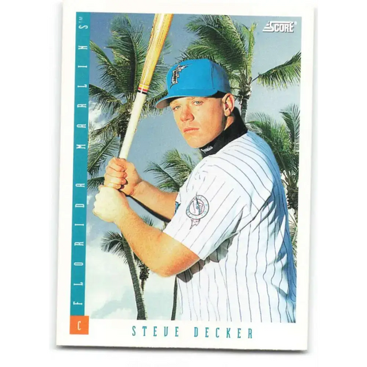 1993 Score #653 Steve Decker NM-MT Florida Marlins Baseball Card - Baseball Card Single