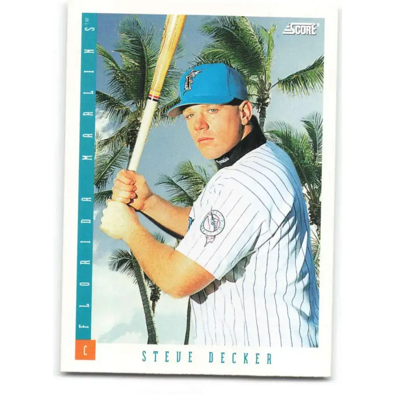 1993 Score #653 Steve Decker NM-MT Florida Marlins Baseball Card - Baseball Card Single