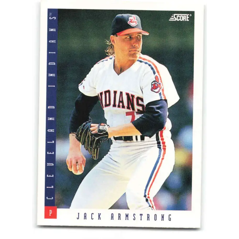 1993 Score #655 Jack Armstrong NM-MT Cleveland Indians Baseball Card - Baseball Card Single