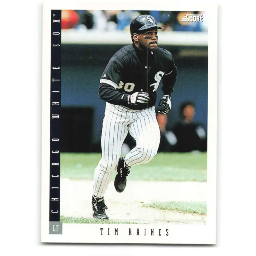 1993 Score #658 Tim Raines NM-MT Chicago White Sox Baseball Card - Baseball Card Single