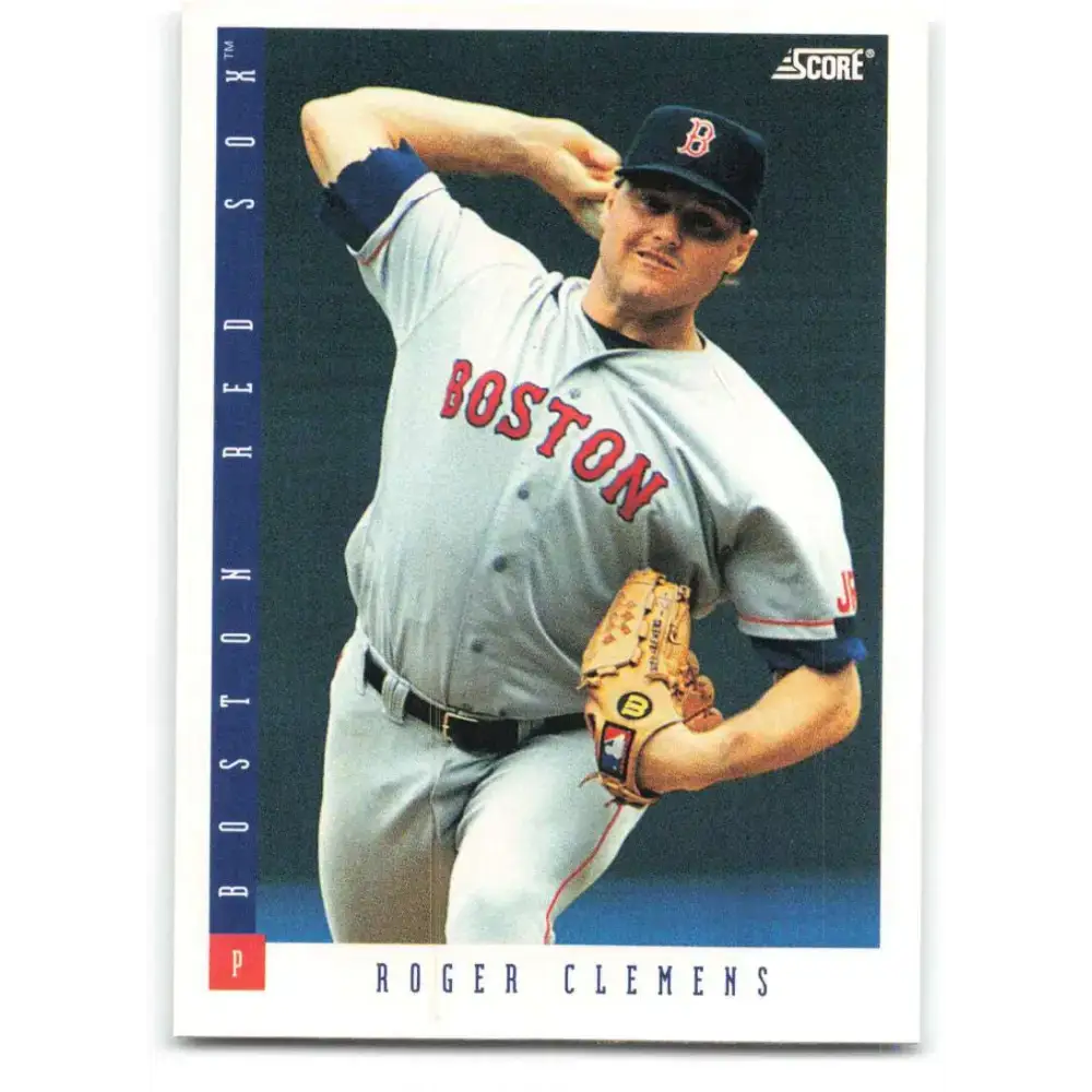 1993 Score #7 Roger Clemens NM-MT Boston Red Sox Baseball Card - Baseball Card Single