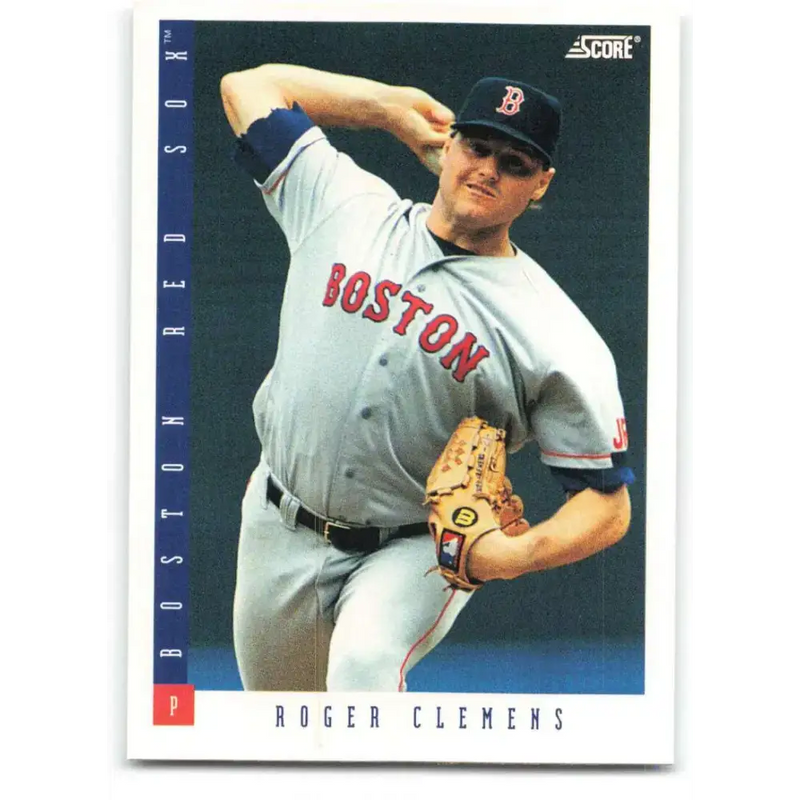 1993 Score #7 Roger Clemens NM-MT Boston Red Sox Baseball Card - Baseball Card Single