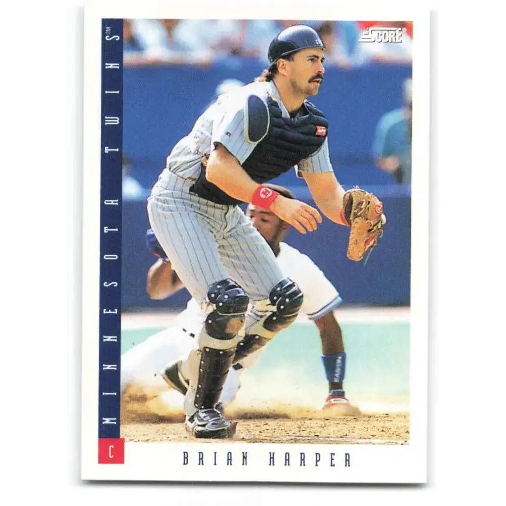 1993 Score #72 Brian Harper NM-MT Minnesota Twins Baseball Card - Baseball Card Single