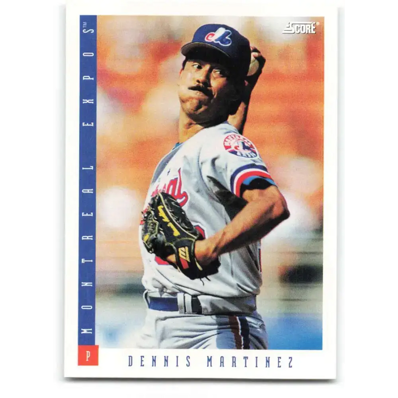 1993 Score #75 Dennis Martinez NM-MT Montreal Expos Baseball Card - Baseball Card Single