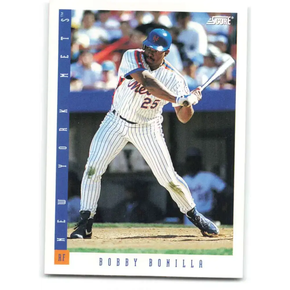 1993 Score #8 Bobby Bonilla NM-MT New York Mets Baseball Card - Baseball Card Single