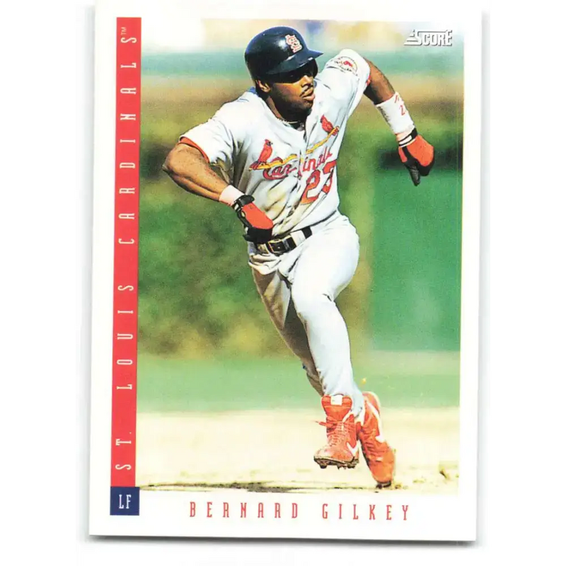 1993 Score #81 Bernard Gilkey NM-MT St. Louis Cardinals Baseball Card - Baseball Card Single