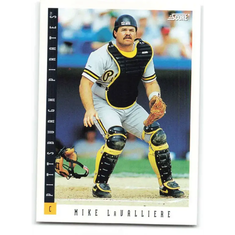 1993 Score #83 Mike LaValliere NM-MT Pittsburgh Pirates Baseball Card - Baseball Card Single
