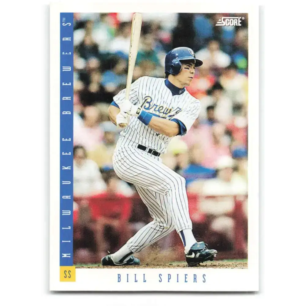 1993 Score #88 Bill Spiers NM-MT Milwaukee Brewers Baseball Card - Baseball Card Single
