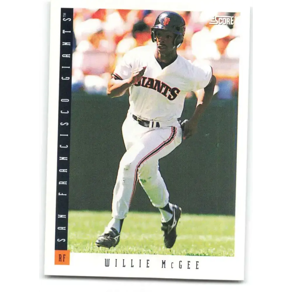 1993 Score #93 Willie McGee NM-MT San Francisco Giants Baseball Card - Baseball Card Single
