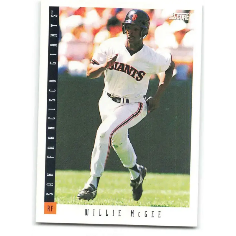 1993 Score #93 Willie McGee NM-MT San Francisco Giants Baseball Card - Baseball Card Single