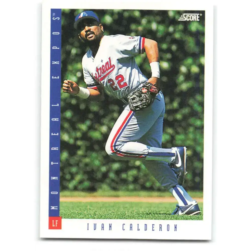 1993 Score #95 Ivan Calderon NM-MT Montreal Expos Baseball Card - Baseball Card Single