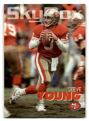 1993 Skybox Football Impact Steve Young #291 San Francisco 49ers - Football Card Single