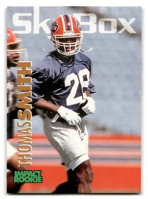1993 Skybox Football Impact Thomas Smith #386 RC Buffalo Bills - Football Card Single