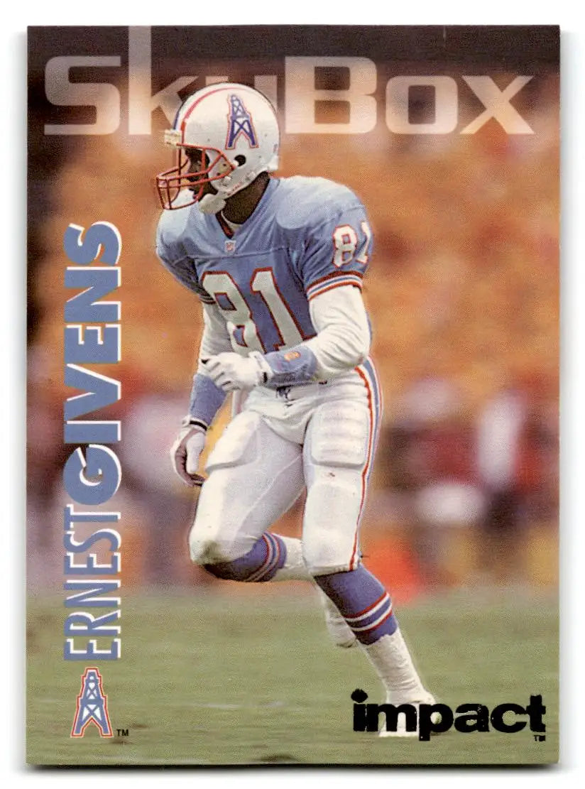 1993 SkyBox Impact #119 Ernest Givins Color Foils - Football Card Single