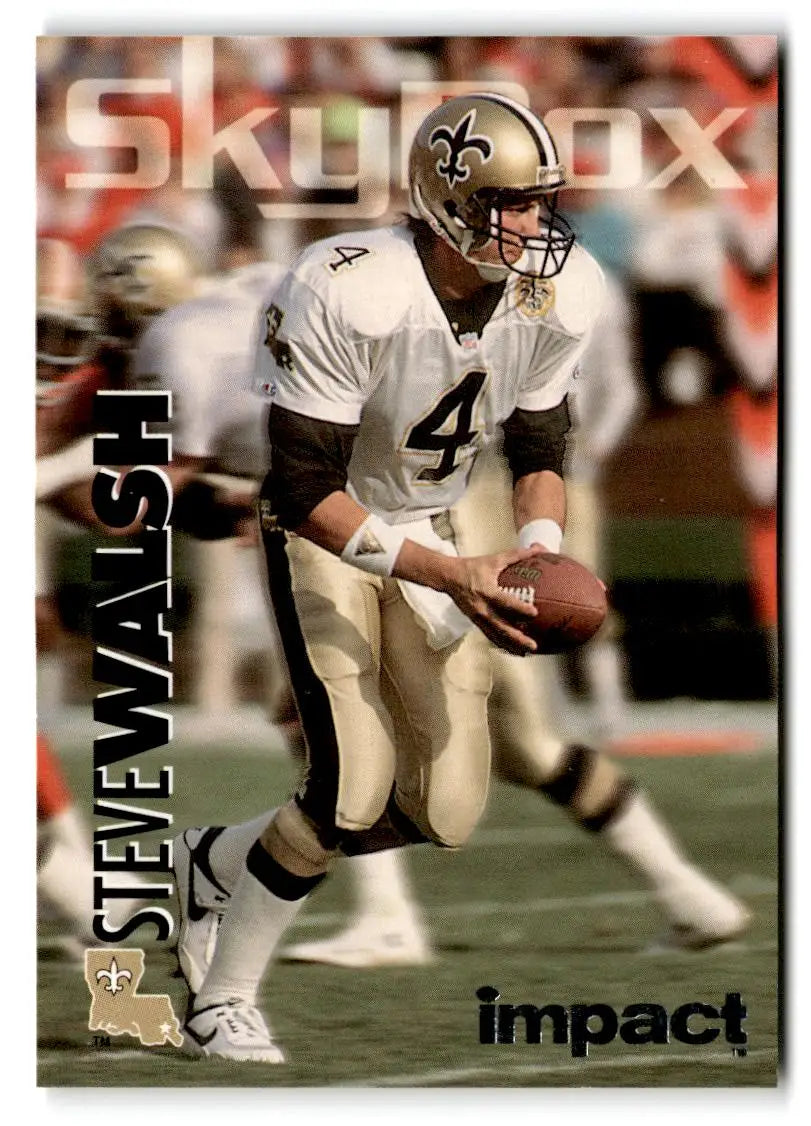 1993 SkyBox Impact #214 Steve Walsh Color Foils - Football Card Single