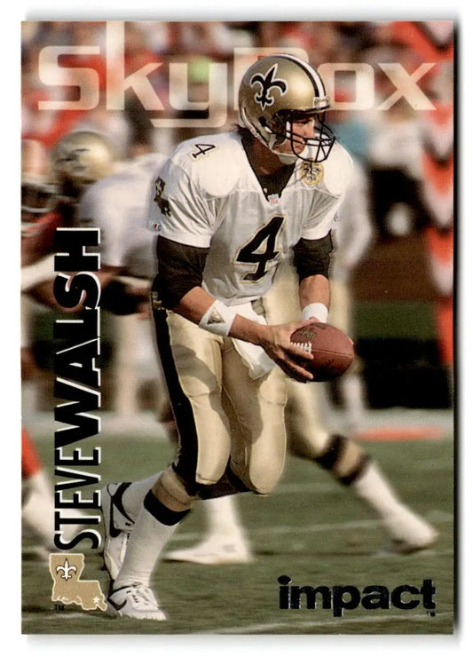 1993 SkyBox Impact #214 Steve Walsh Color Foils - Football Card Single