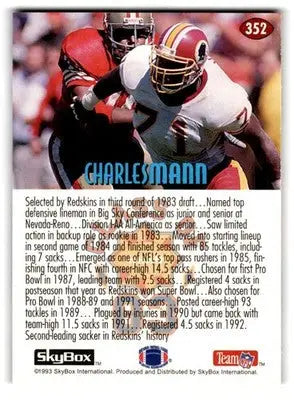 1993 SkyBox Impact #352 Charles Mann - Football Card Single
